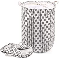 LEADSTAR Cesta Ropa Sucia- Grande Cestos Ropa Sucia- Espesado Impermeable Ronda Plegable Cubo Ropa Sucia de Tela para…